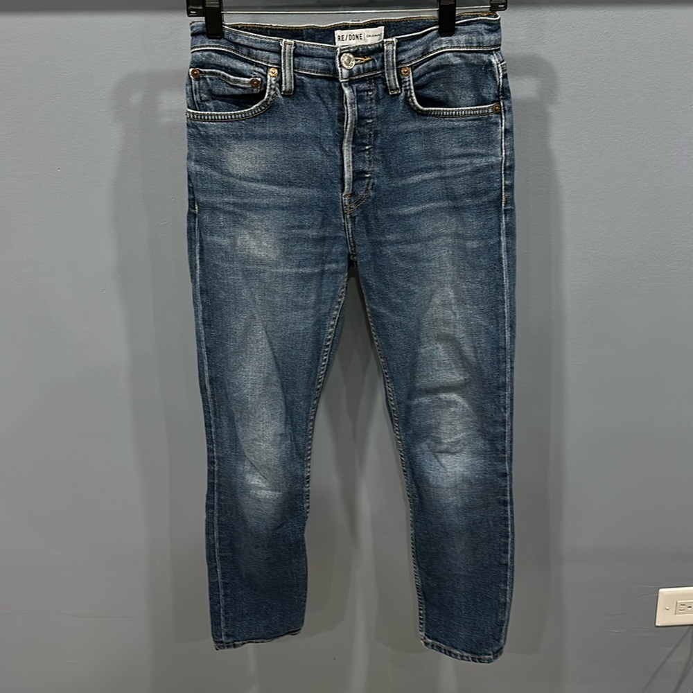 Re/Done 90S HIGH RISE ANKLE CROP MID 70S